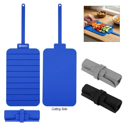Rolled up for storage in a drawer or picnic basket