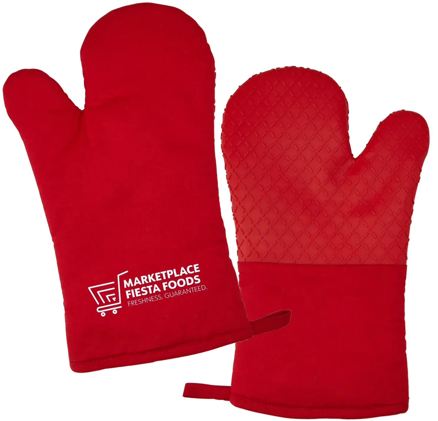 Personalized Silicone & RPET Ad-Mitt (Diamond Pattern) — view 2