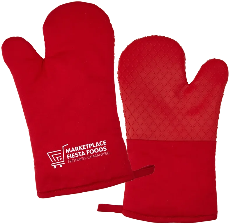 Personalized Silicone & RPET Ad-Mitt (Diamond Pattern) — view 2