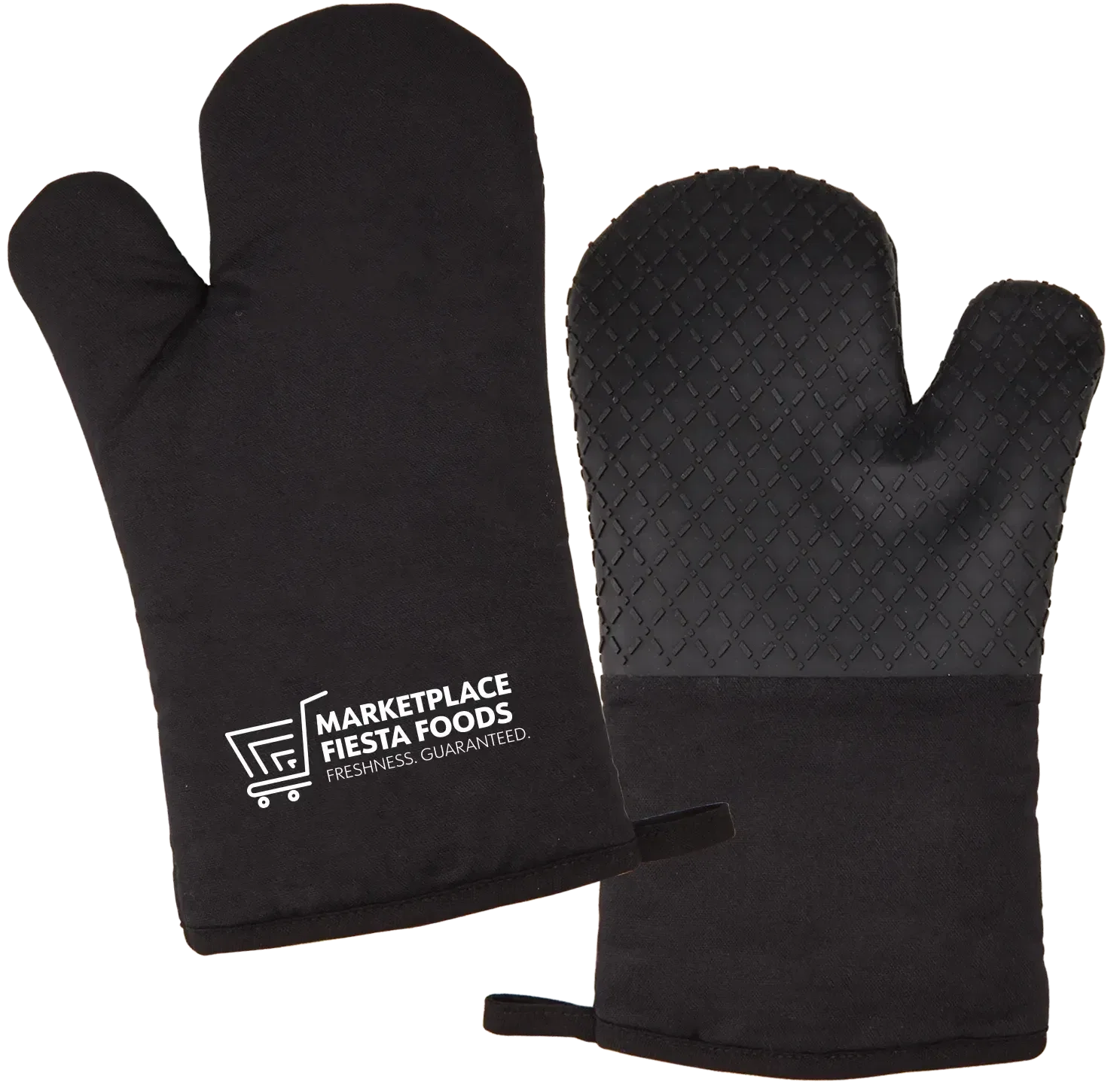 Personalized Silicone & RPET Ad-Mitt (Diamond Pattern) — view 3