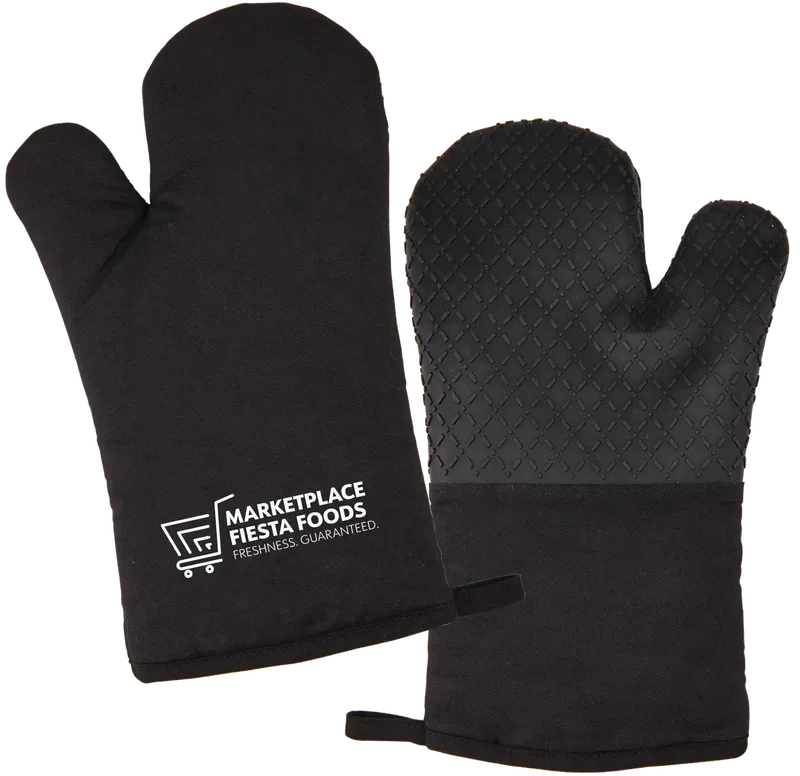 Personalized Silicone & RPET Ad-Mitt (Diamond Pattern) — view 3