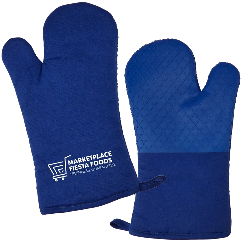 Personalized Silicone & RPET Ad-Mitt (Diamond Pattern) — view 4