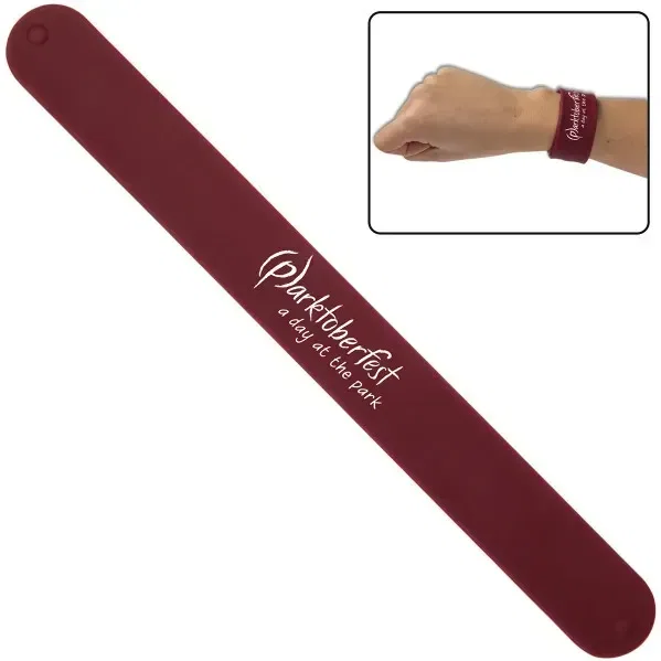 Custom Silicone Slap Bracelet — view 11