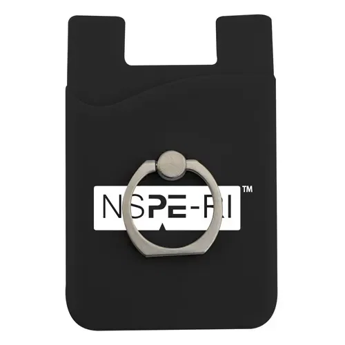 Silicone Wallet with Ring — view 2