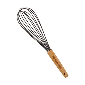 Silicone Whisk with Bamboo Handle — view 3