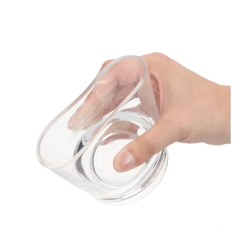 Custom Clear Silicone Rocks Glass - 12oz — view 2