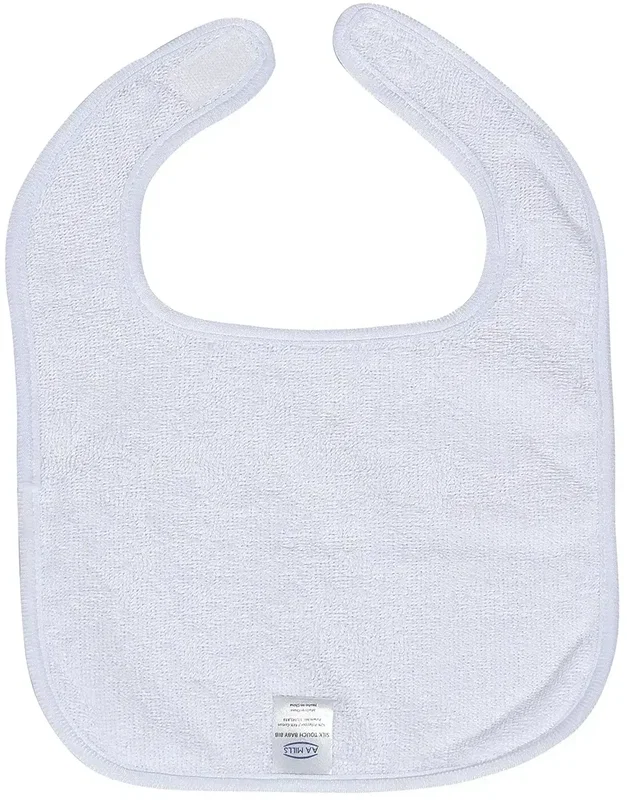 Silk Touch Baby Bib - Personalized, Full Color (10" x 13") — view 4