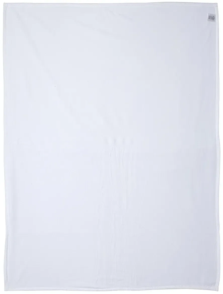 Branded Silk Touch 300GSM blanket spread flat to display the full custom logo area