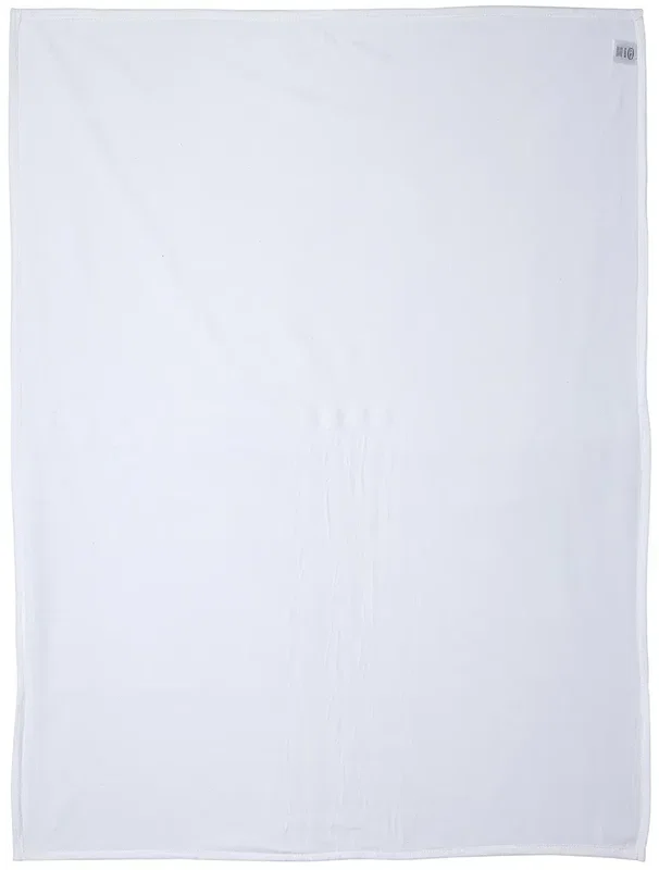 Branded Silk Touch 300GSM blanket spread flat to display the full custom logo area