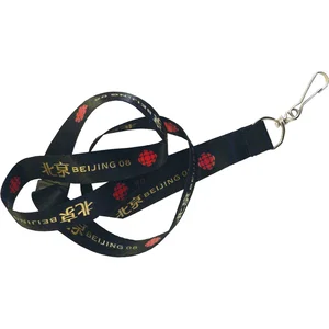 Silkscreened Flat Polyester Lanyard: 1/2" W x 36" L