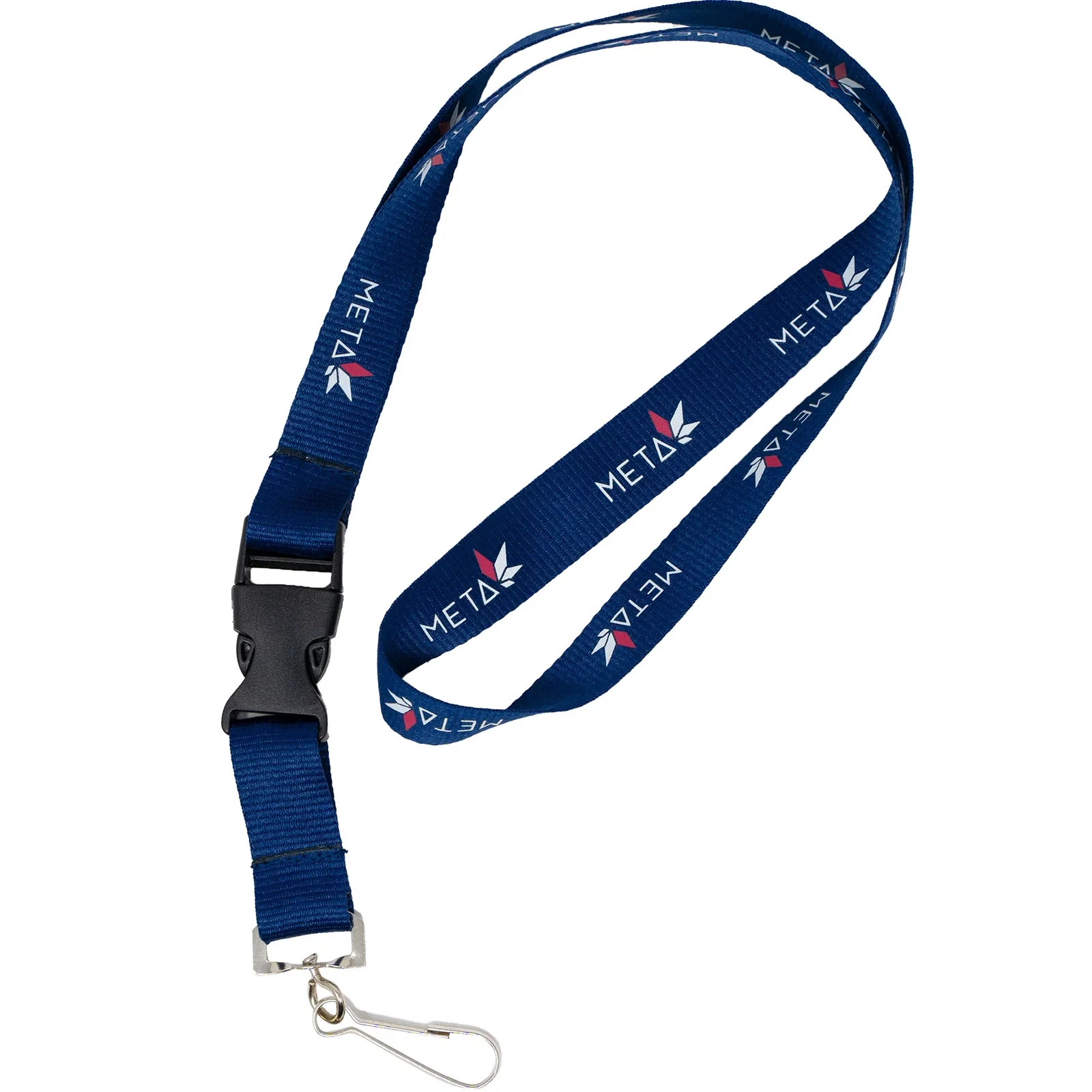 Silkscreened Flat Polyester Lanyard: 1/2" W x 36" L — view 4