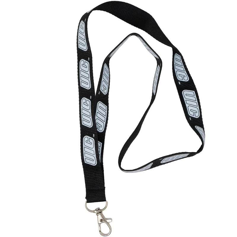 Silkscreened Flat Polyester Lanyard: 1/2" W x 36" L — view 5