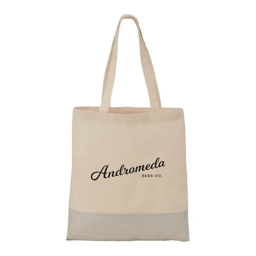 Silver Line Cotton Convention Tote