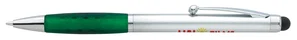 Silver Stylus Grip Twist Pen