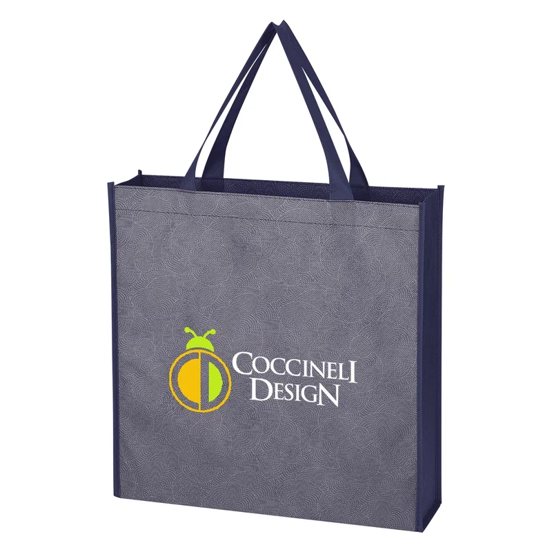 Silver Swirls Non-Woven Tote Bag — view 3