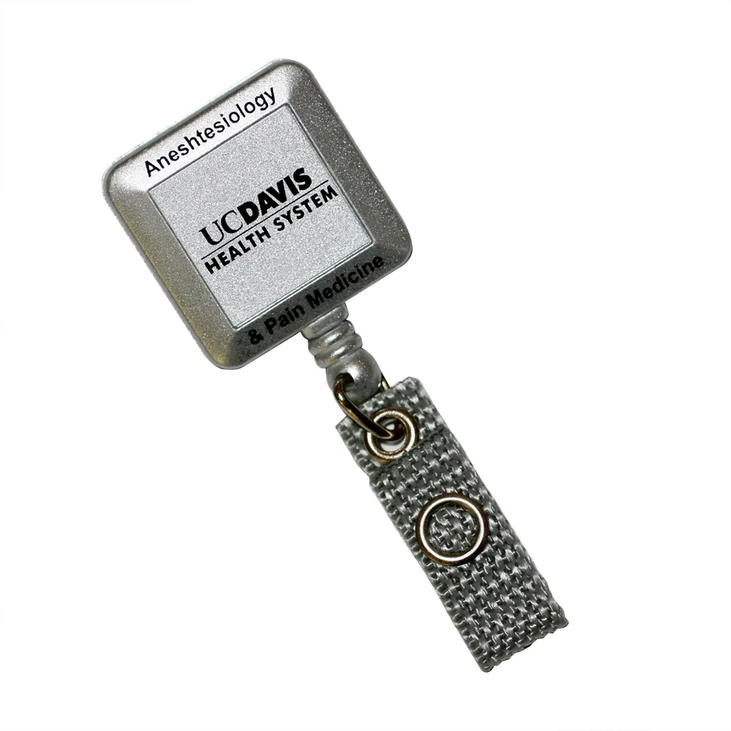 Silver Tract Retractable Badge Holder — Silver — view 2