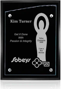 Simcoe - Black/Starfire Plaque