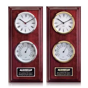 Piano Finish Rosewood Desk Clock