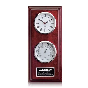 Piano Finish Rosewood Desk Clock