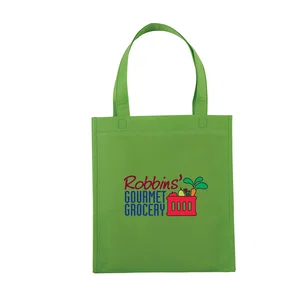 Non Woven Gift Tote, 12" x 10.75" x 6", 80 GSM Polypropylene with 17" Straps