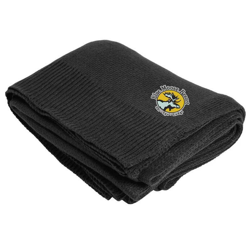 Sinclair Soft Knit Throw Blanket — view 2