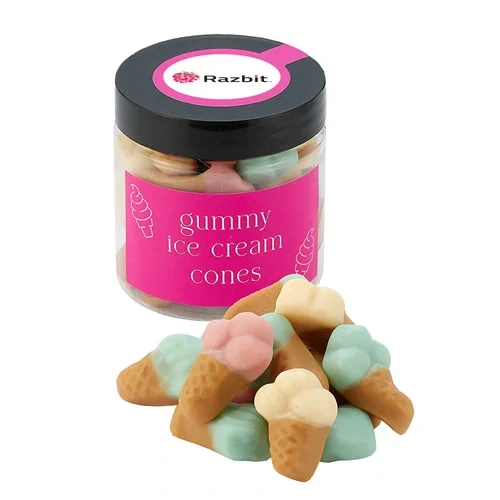 Single Candy Jar with Customizable Label — view 2