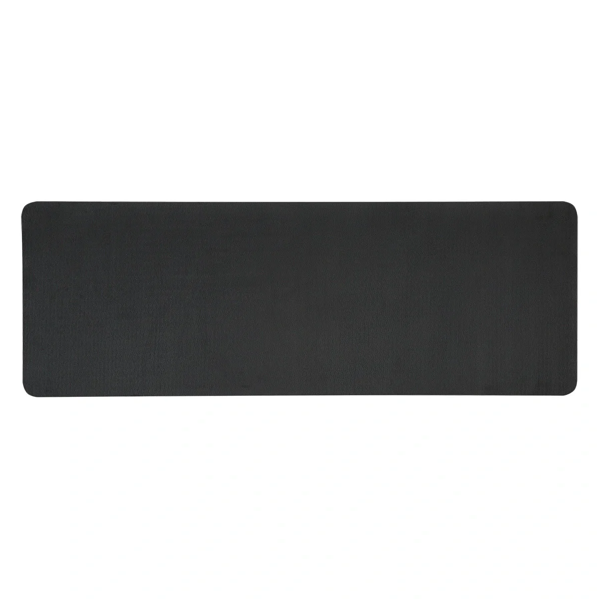 Corner of the mat showing its slim single layer build
