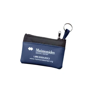 Single Pocket Coin & Key Pouch, 4.38" x 3", 1-Color Imprint