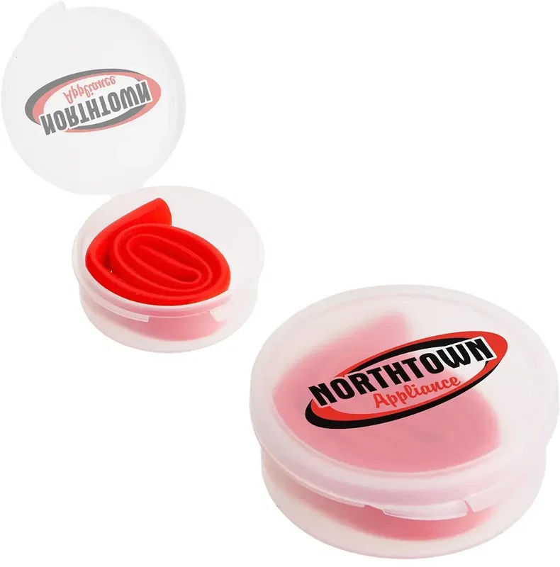 Custom Imprint Silicone Straw Set — view 2