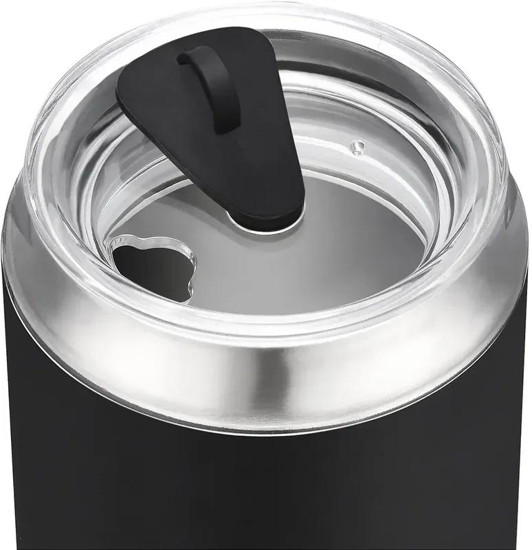 Sirena 20 oz Copper-Lined Straw Tumbler shown from the side, a branded sip-and-straw insulated tumbler