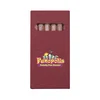 Six-Color Wooden Pencil Set in Box in Red