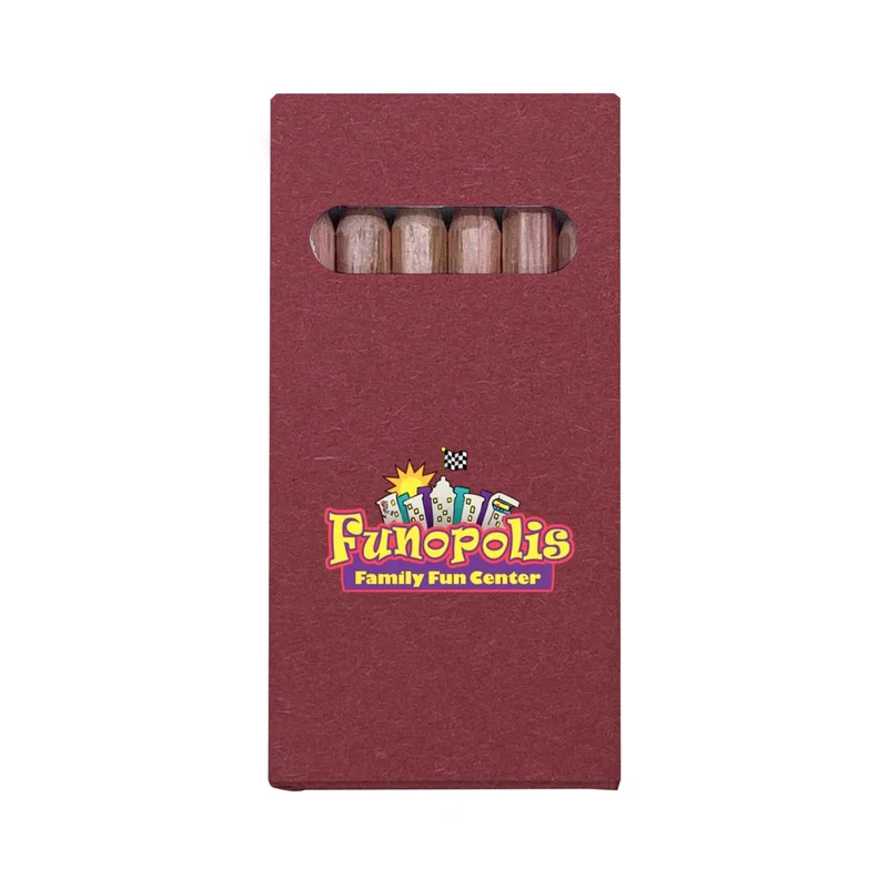 Six-Color Wooden Pencil Set in Box — view 12