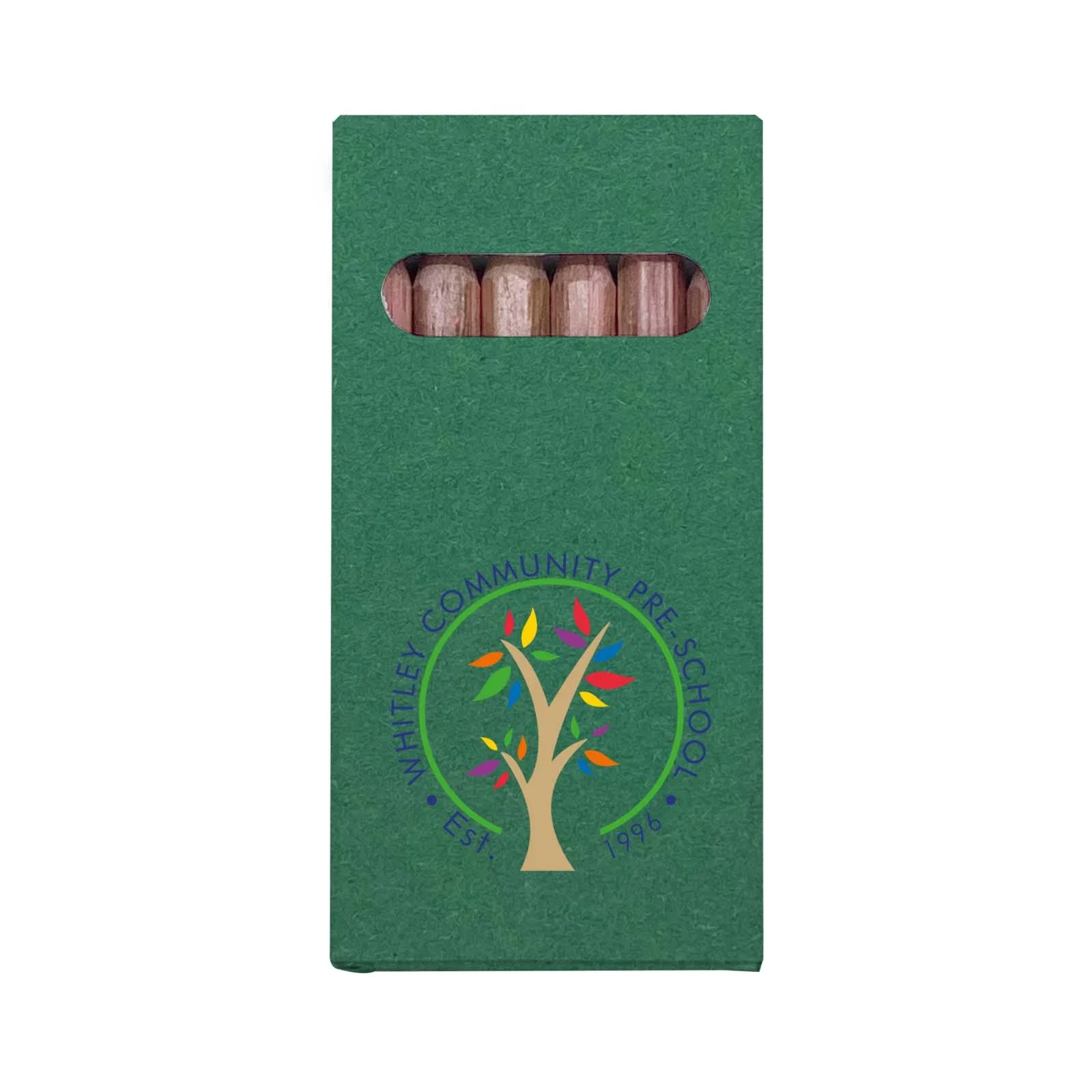 Six-Color Wooden Pencil Set in Box — view 14