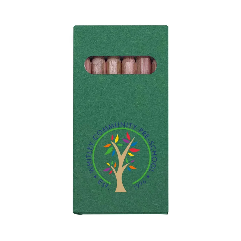 Six-Color Wooden Pencil Set in Box — view 14