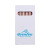 Six-Color Wooden Pencil Set in Box in White