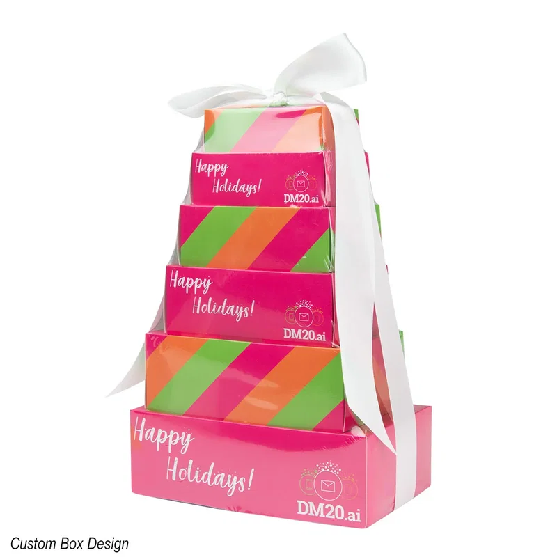 Six Tier Custom Logo Treat Tower — view 11