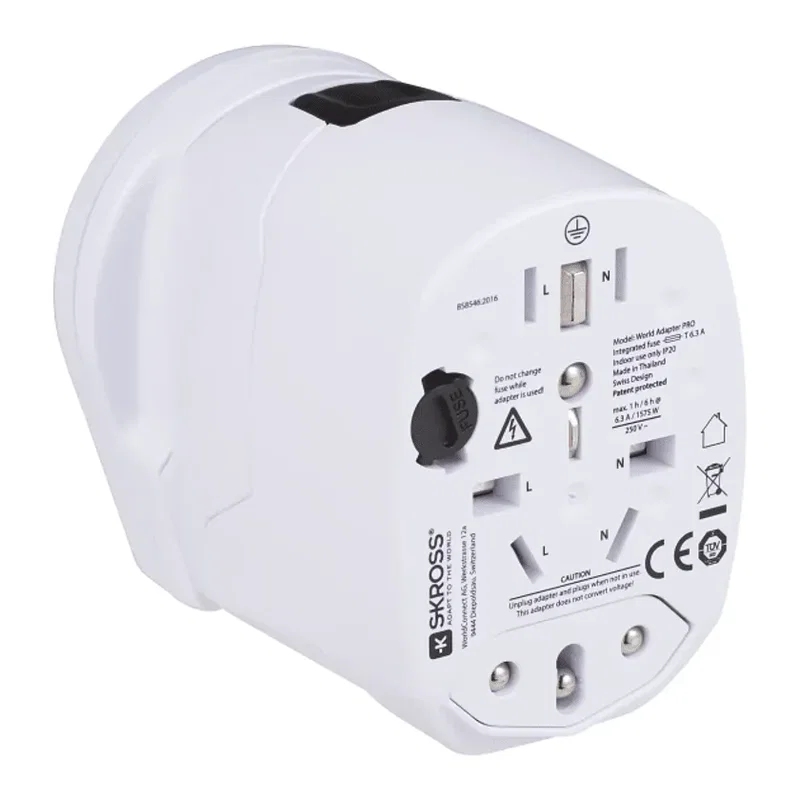 Branded SKROSS World Pro Travel Adapter & USB Charger — view 30