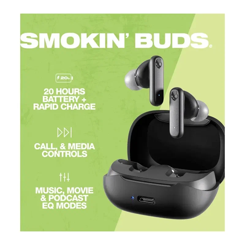 Custom Skullcandy Smokin' Buds True Wireless Earbuds (Promotional) — view 7