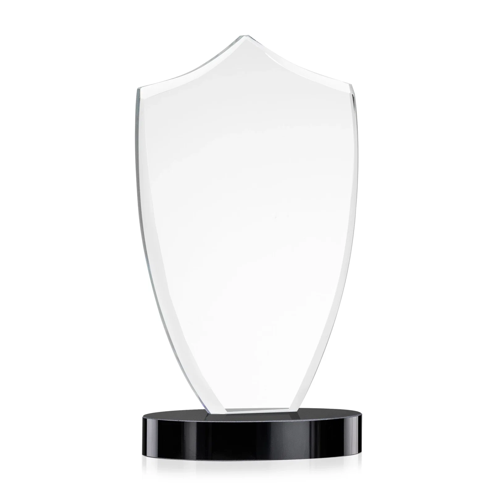 Personalized Starfire Crystal Shield Award With Deep Etch and VividPrint, awards for graduation ceremonies