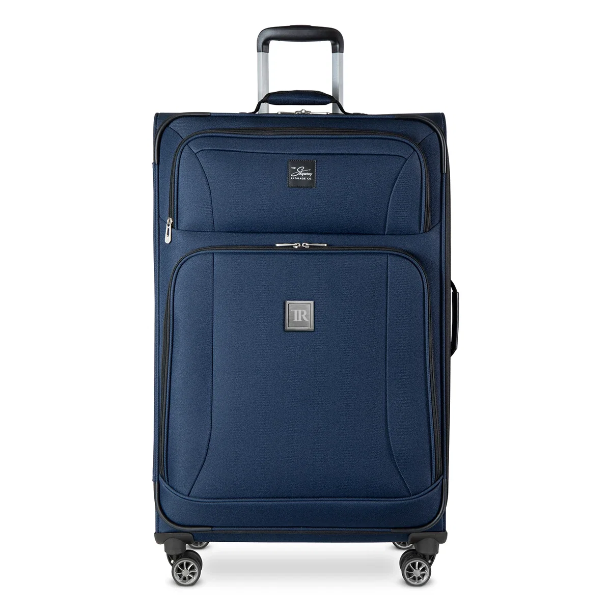 Zippered main compartment opened flat for packing clothes