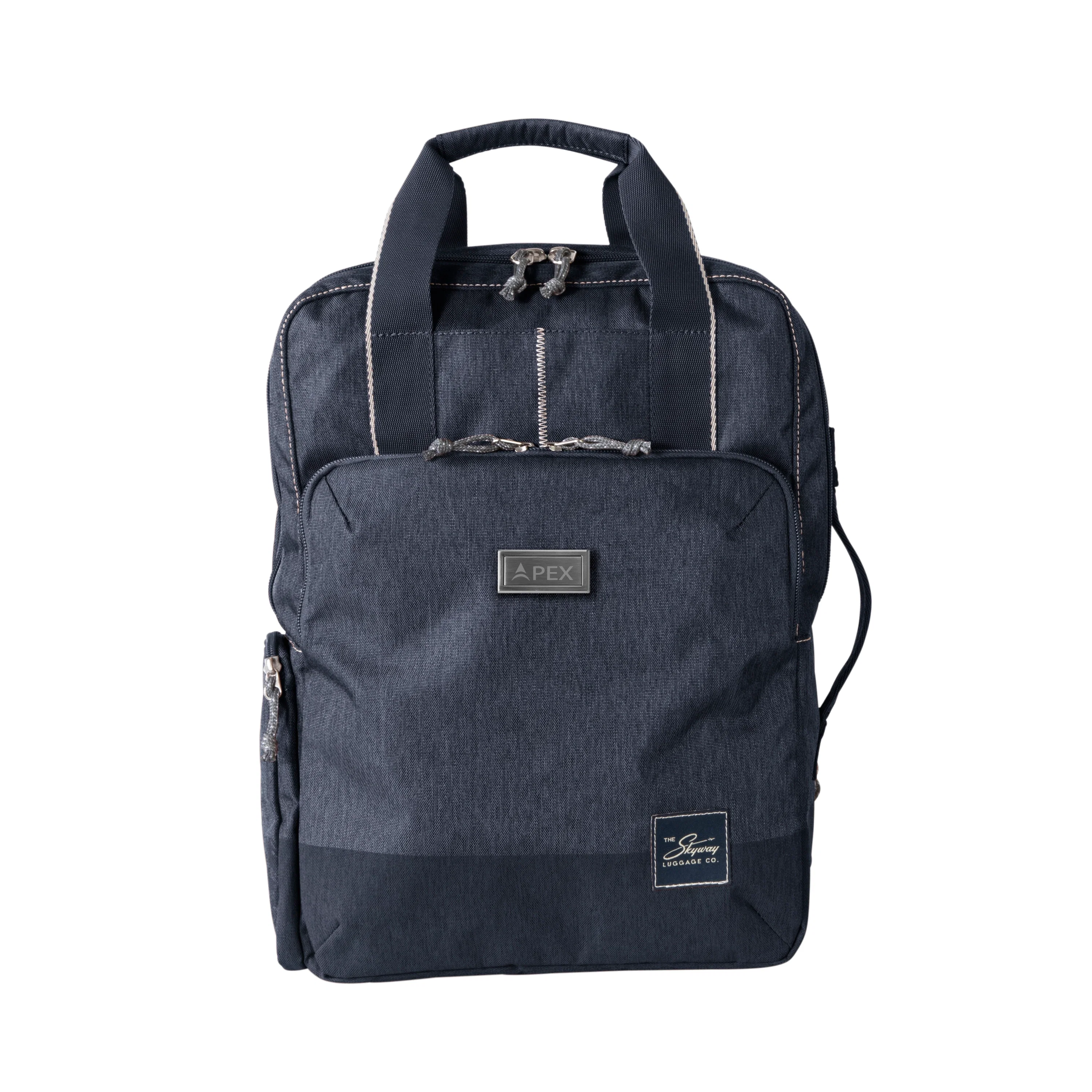 Depth of the bag seen from the side, about six inches