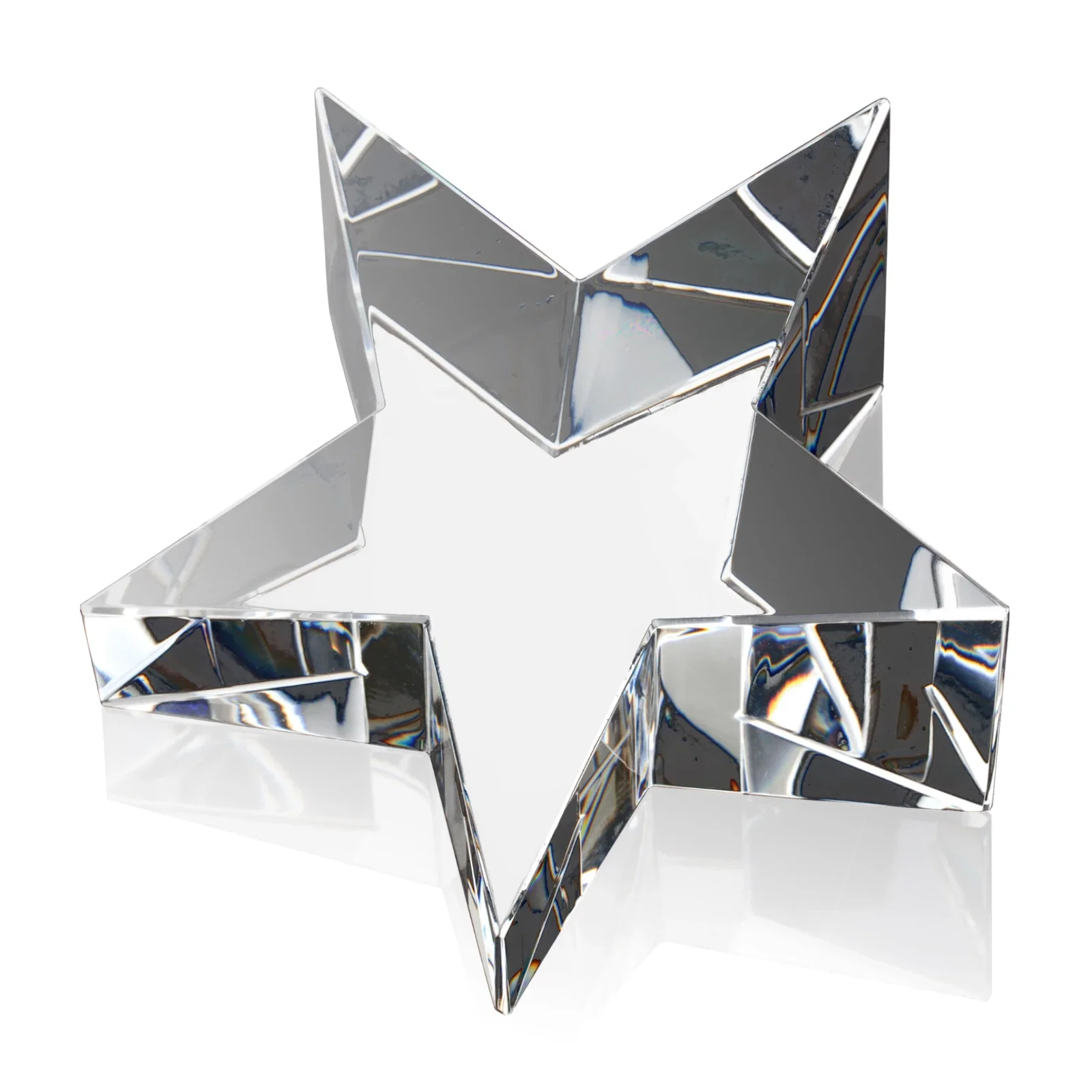 Sparkling Slanted Star Logo Award — view 2