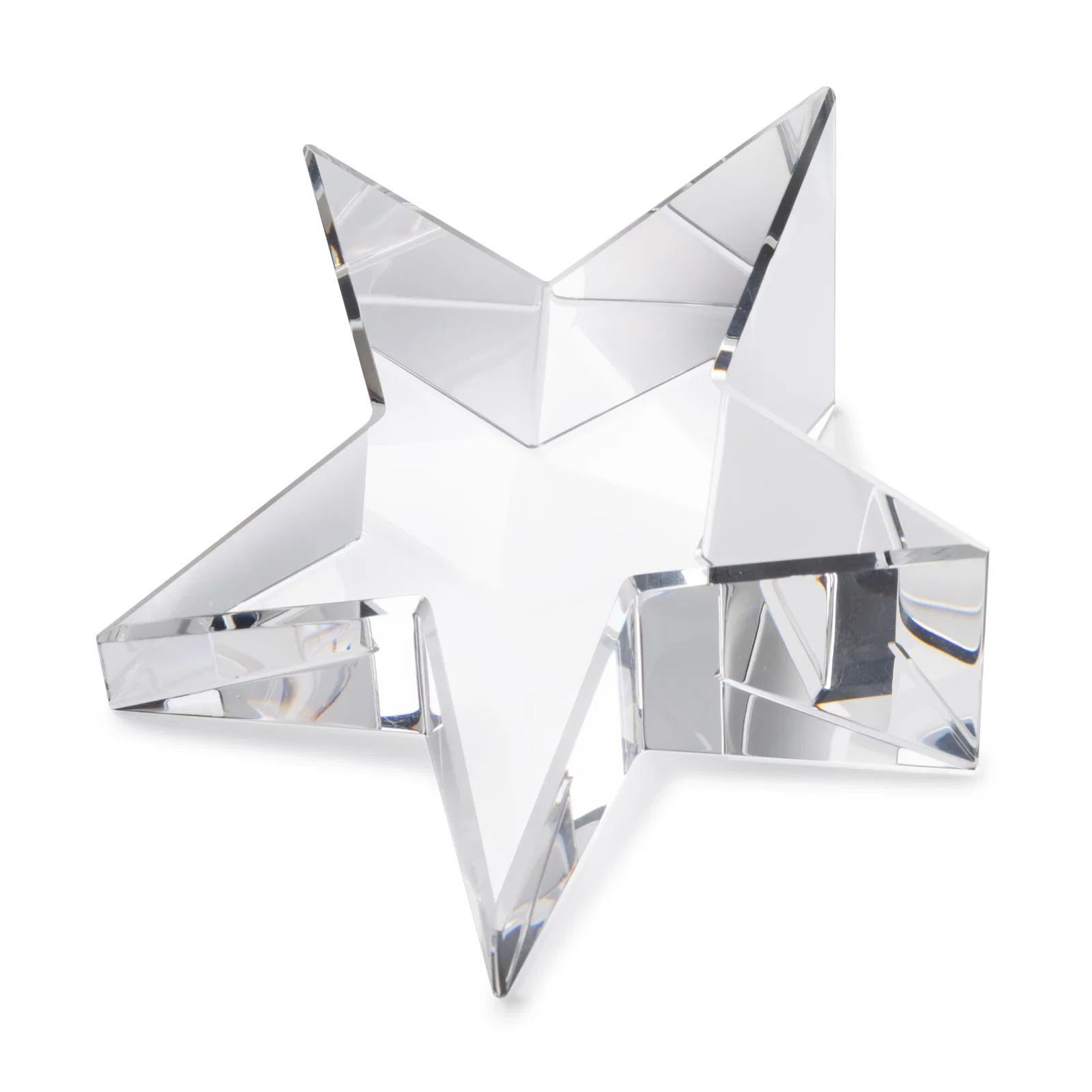 Crystal Star Imprinted Paperweight for Promotional Branding — view 3