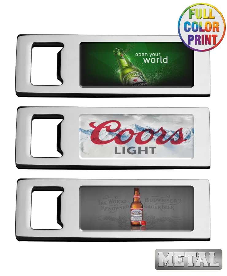 Sleek Stainless Steel Beer Bottle Opener — view 2