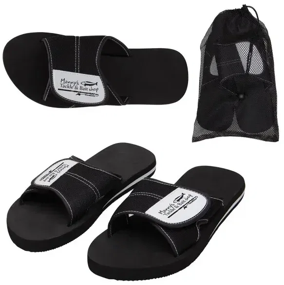 Logo Slide Flip Flops — view 2