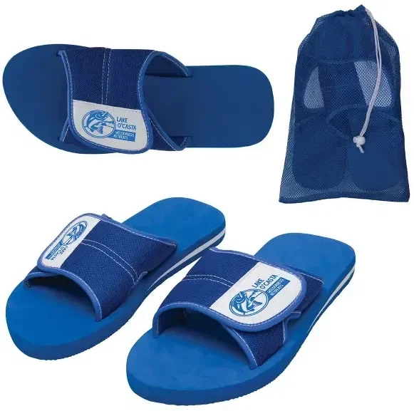Logo Slide Flip Flops — view 3