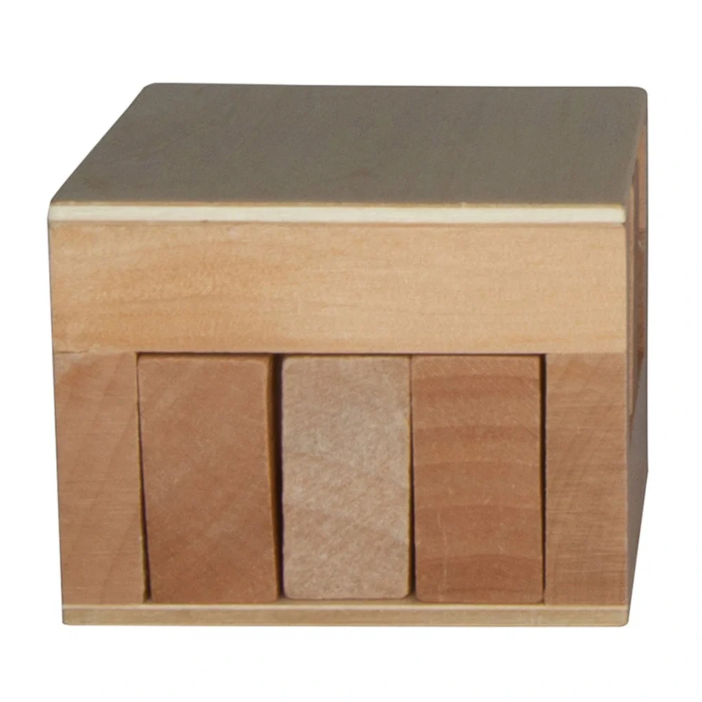 Custom Wooden Sliding Cube Puzzle — view 2