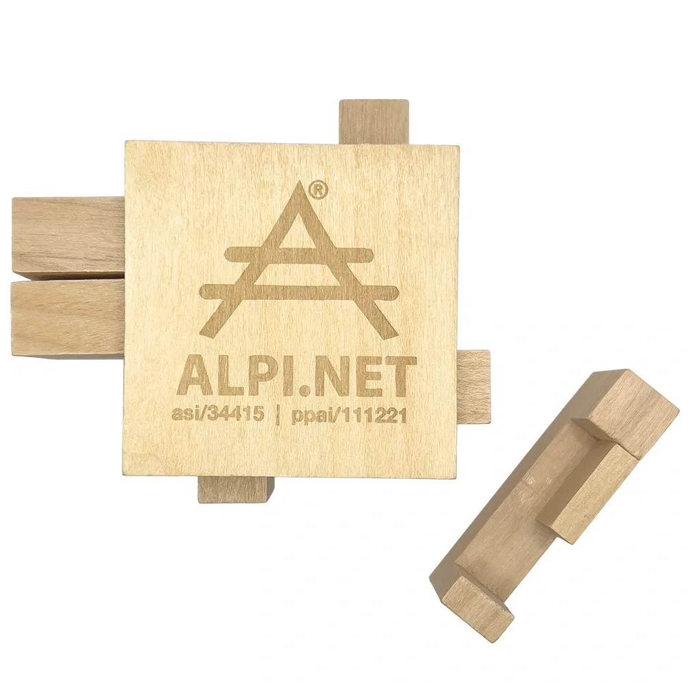Custom Wooden Sliding Cube Puzzle — view 10
