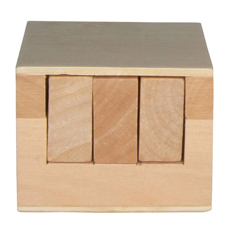 Custom Wooden Sliding Cube Puzzle — view 3