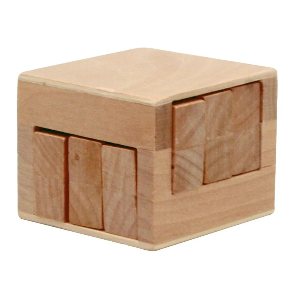 Custom Wooden Sliding Cube Puzzle — view 4